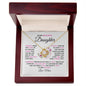 TO MY BEAUTIFUL DAUGHTER | LOVE MOM | LOVE KNOT NECKLACE