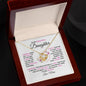 TO MY BEAUTIFUL DAUGHTER | LOVE MOM | LOVE KNOT NECKLACE