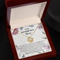 To My Boyfriend's Mom | Thank You | Love Knot Necklace