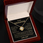 To My Daughter, Love Dad | Love Knot Necklace