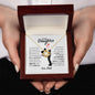 To My Daughter | Love Dad | Love Knot Necklace