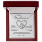 To My Soulmate | I Love You | Love Knot Necklace