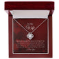 To My Wife | I Love You | Love Knot Necklace