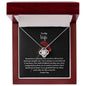 To My Wife | I Love You | Love Knot Necklace