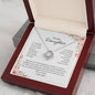 To My Daughter | I Love You - Love Knot Necklace