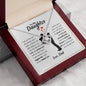 To My Daughter | Love Dad | Love Knot Necklace