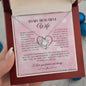 To My Beautiful Wife | I Love You, Forever & Always - Love Knot Necklace