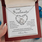 To My Soulmate | I Love You | Love Knot Necklace