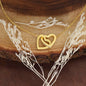 TO MY GRANDDAUGHTER | LOVE ALWAYS GRANDMA | INTERLOCKING HEARTS NECKLACE
