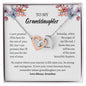 TO MY GRANDDAUGHTER | LOVE ALWAYS GRANDMA | INTERLOCKING HEARTS NECKLACE