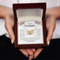 TO MY GRANDDAUGHTER | LOVE ALWAYS GRANDMA | INTERLOCKING HEARTS NECKLACE