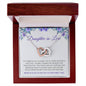 To My Daughter In Law | We're So Glad To Add You To Our Family Tree - Interlocking Hearts Necklace