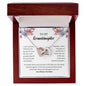 TO MY GRANDDAUGHTER | LOVE ALWAYS GRANDMA | INTERLOCKING HEARTS NECKLACE