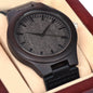 Stepped Up Dad Wooden Watch