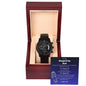 Stepped Up Dad Black Chronograph Watch | Stainless Steel | Water Resistant | Copper Dial