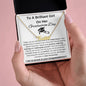 Graduation | Personalized Name Necklace | To A Brilliant Girl On Her Graduation Day