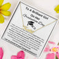 Graduation | Personalized Name Necklace | To A Brilliant Girl On Her Graduation Day