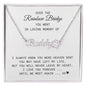 Over The Rainbow Bridge Pet Memory Name Necklace | Paw Print Necklace