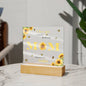 Mom | You Are My Sunshine | Sunflower Butterfly | Acrylic Plaque