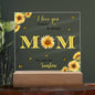 Mom | You Are My Sunshine | Sunflower Butterfly | Acrylic Plaque