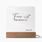 Fear Not | Isaiah 41:10 | Acrylic Plaque