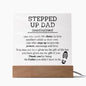 Stepped Up Dad Acrylic
