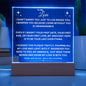 To My Love | Acrylic LED Plaque