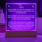 To My Love | Acrylic LED Plaque