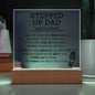 Stepped Up Dad Acrylic