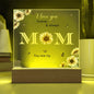 Mom | You Are My Sunshine | Sunflower Butterfly | Acrylic Plaque