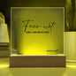 Fear Not | Isaiah 41:10 | Acrylic Plaque