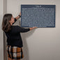 Psalms 91 Prayer of Protection | Metal Wall Art