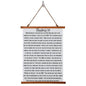 PSALMS 91 Prayer of Protection | Wood Framed Wall Tapestry | Home Decor