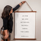 We Will Serve The Lord | Joshua 24:15 Tapestry