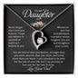 To My Daughter | Never Forget That I Love You - Forever Love Necklace