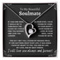 To My Beautiful Soulmate | Anniversary | Gifts for Her| Forever Love Necklace