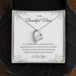To My Beautiful Mom | I Love You - Forever Love Necklace