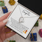 To My Beautiful Daughter | Dad to Daughter | Forever Love Necklace