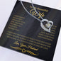 To My Beautiful Wife | Forever Love Necklace | Black & Gold