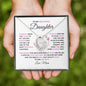 To My Beautiful Daughter | Forever Love Necklace