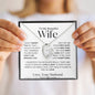 To My Beautiful Wife | Forever Love Necklace