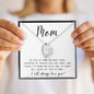 Mom | Always Be Tied To Home | Forever Love Necklace