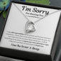 I'm Sorry For Hurting You | Forever Love Necklace