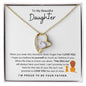 To My Beautiful Daughter | Dad to Daughter | Forever Love Necklace