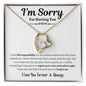 I'm Sorry For Hurting You | Forever Love Necklace