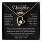 To My Daughter | Never Forget That I Love You - Forever Love Necklace