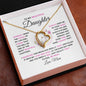 To My Beautiful Daughter | Forever Love Necklace