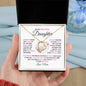 To My Beautiful Daughter | Forever Love Necklace