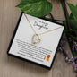 To My Beautiful Daughter | Dad to Daughter | Forever Love Necklace