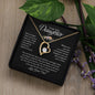 To My Daughter | Never Forget That I Love You - Forever Love Necklace